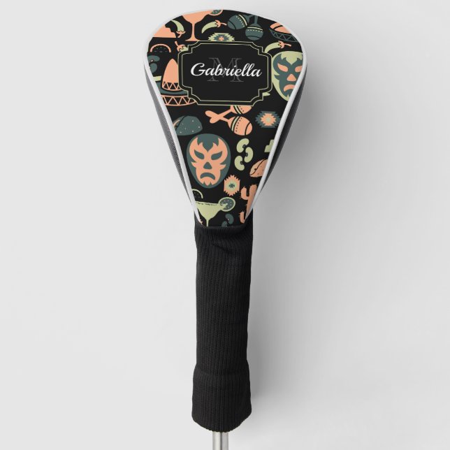 Couvre-club De Golf Motif mexicain (Devant)