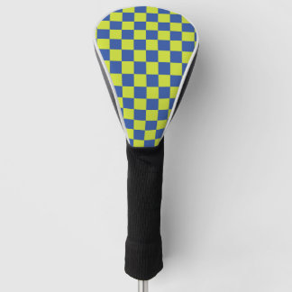 Couvre-club De Golf motif policier à carreaux