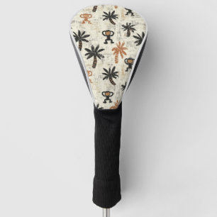 Couvre-club De Golf Motif Safari Jungle Singe Boho