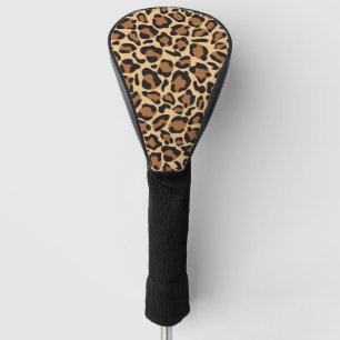 Couvre-club De Golf Motif sans voile Leopard