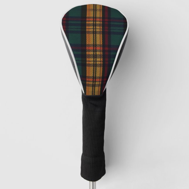 Couvre-club De Golf Motif Tartan intemporel (Devant)