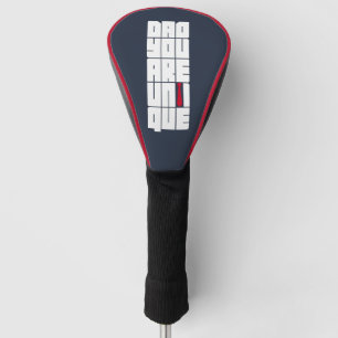 Couvre-club De Golf Mots Papa Tu Es Unique