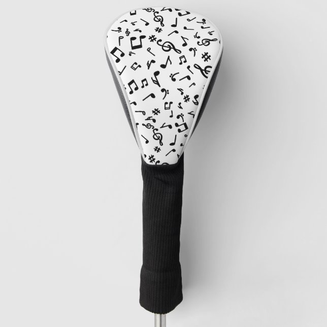 Couvre-club De Golf Music Notes (Devant)