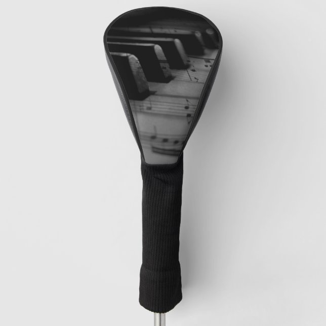Couvre-club De Golf Music Piano Keys (Devant)