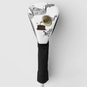 Couvre-club De Golf Musique et phonographe