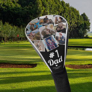 Couvre-club De Golf N°1 Papa Photo Collage