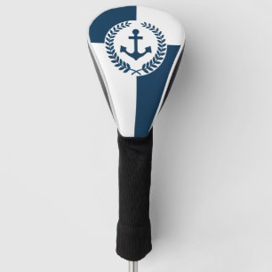 Couvre-club De Golf Nautical themed design