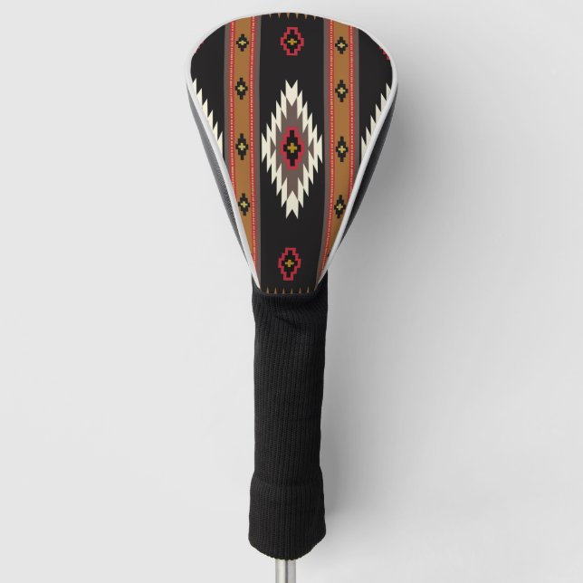 Couvre-club De Golf Navajo Design 7 Bandana (Devant)