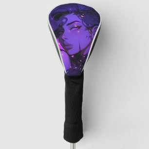 Couvre-club De Golf Neon violet Imaginaire Anime fille