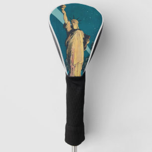 Couvre-club De Golf New York City Vintage voyage Liberty Skyline