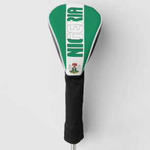 Couvre-club De Golf Nigeria Drapeau magnifique patriotique