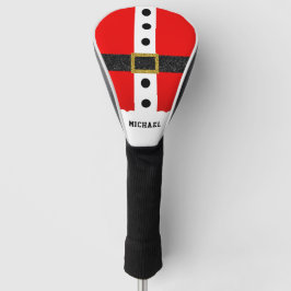 Couvre-club De Golf Noël Père Noël Suit Amusant Ceinture de Parties sc