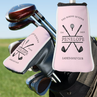 Couvre-club De Golf Nom de club de golf Pink Ladies