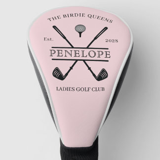 Couvre-club De Golf Nom du club de golf Pink Ladies