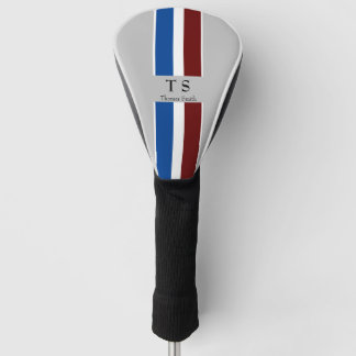 Couvre-club De Golf Nom et initiale personnalisés