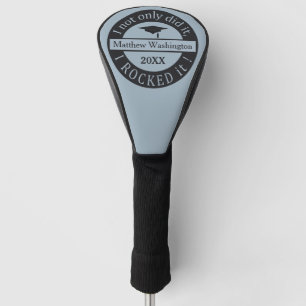 Couvre-club De Golf Nom personnalisé du diplôme et couverture du pilot