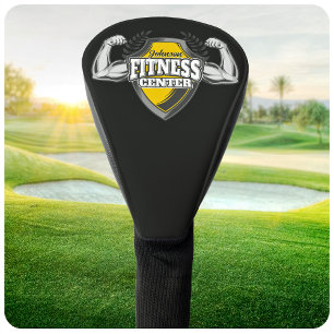 Couvre-club De Golf Nom personnalisé Muscle Fitness Trainer Gym