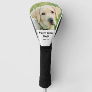 Couvre-club De Golf Nom photo du meilleur chien papa
