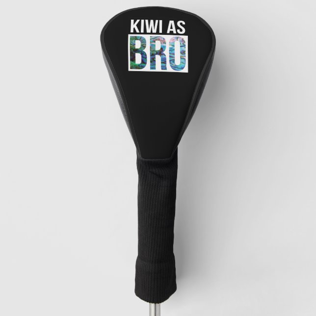 COUVRE-CLUB DE GOLF NOUVELLE-ZÉLANDE KIWI EN TANT QUE BRO (Devant)