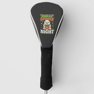 Couvre-club De Golf Nuit de chasse aux bonbons d'Halloween