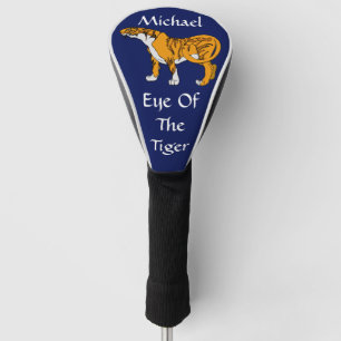 Couvre-club De Golf "Oeil personnalisé du tigre "