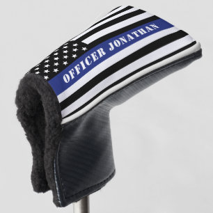 Couvre-club De Golf Officier De Police De Ligne Bleue Mince Départemen
