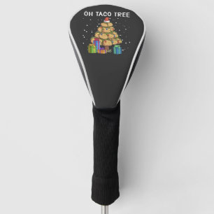 Couvre-club De Golf Oh Taco Tree Drôle Nourriture Mexicaine Laide Noël