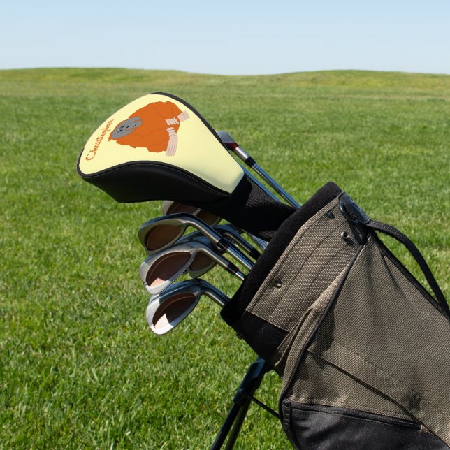 Couvre-club De Golf Orangutan Design (In Situ)