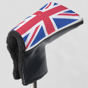 Couvre-club De Golf Original cross-stitch design Union Jack