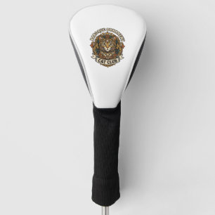 Couvre-club De Golf Ornement baroque Chat Cadeau amateur de chat - Orn