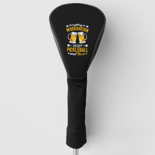 Couvre-club De Golf Paddleball Tennis - Badminton Pickleball et bière