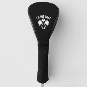 Couvre-club De Golf Paddleball Tennis - Je frapperais ce Pickleball