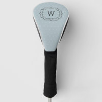 Pale Blue Polka Point Monogramme