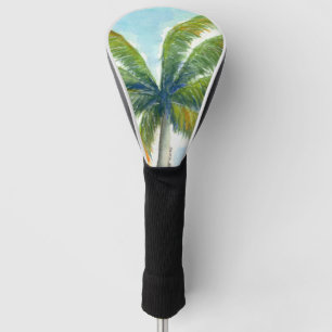 Couvre-club De Golf Palmier Tropical Beach par beau temps