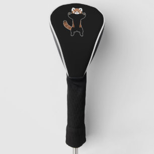 Couvre-club De Golf Panda rouge