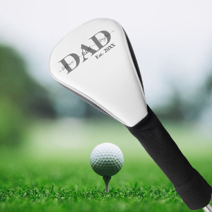 Couvre-club De Golf Papa avec les noms des enfants au golf