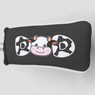 Couvre-club De Golf Papa Cow Imprimer Vache Motif Fête des pères
