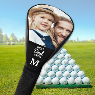 Couvre-club De Golf Papa Photo personnalisée Monogramme Fête des pères