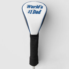 Couvre-club De Golf Papa, texte bleu