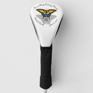 Couvre-club De Golf Papillon jaune