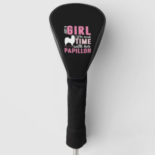 Couvre-club De Golf Papillon Propriétaire de chien cadeau fille