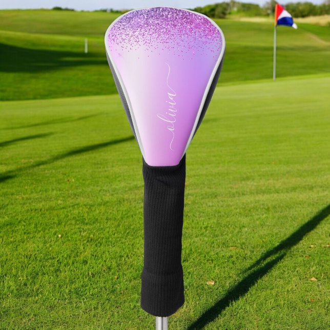 Couvre-club De Golf Parties scintillant violet étincelle Glam métal No (Créateur téléchargé)