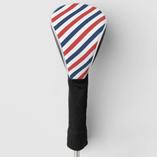 Couvre-club De Golf Patriotique Rouge Blanc et Bleu