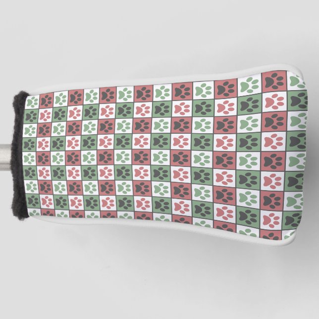 Couvre-club De Golf Patters de Red and Green (Devant)