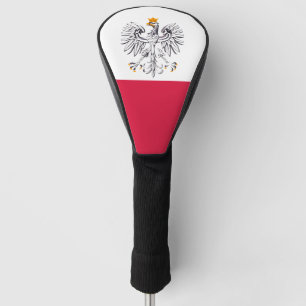 Couvre-club De Golf Pavillon polonais & Golf Pologne Couvertures/clubs