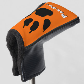 Couvre-club De Golf Paw noir et orange