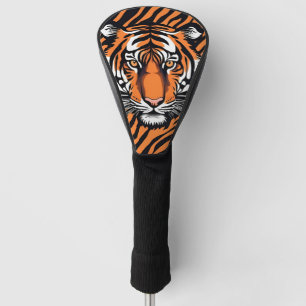 Couvre-club De Golf Peaux de tigre rayées modernes Imprimer félin sauv
