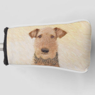 Couvre-club De Golf Peinture Airedale Terrier - Cute Original Art