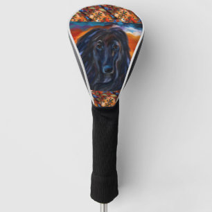 Couvre-club De Golf Peinture artistique Kokopelli Afghan Hound