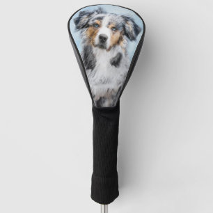 Couvre-club De Golf Peinture de berger américaine miniature - Chien Ar